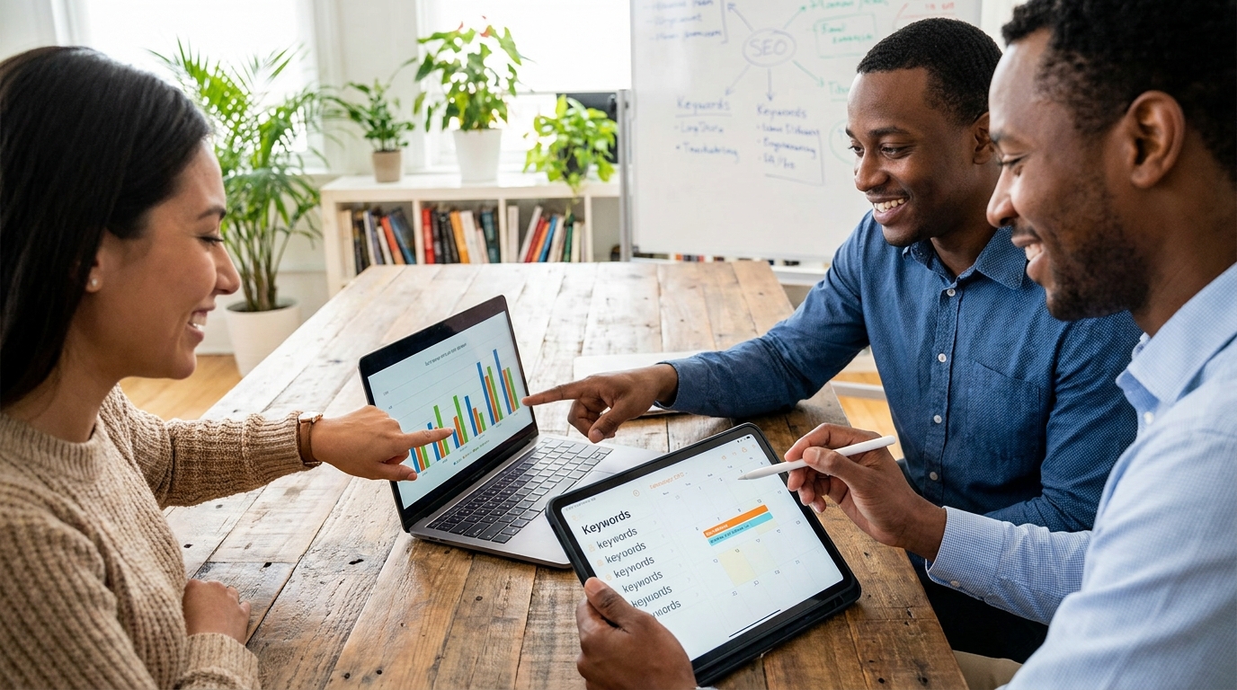 découvrez comment sélectionner 3 sujets seo par mois qui attirent réellement des clients et boostent votre visibilité en ligne.